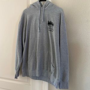Grey California Redwoods Trees of mystery hoodie size L